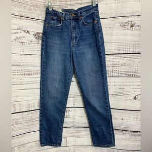 Marine layer Jeans Womens size 25 vintage High waisted straight cotton blend